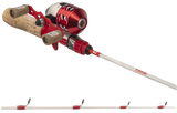 Tiny Coca-Cola Spincast Combo by Profishiency, featuring a compact fishing reel and rod with Coca-Cola branding on the spool.