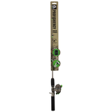 PROFISHIENCY DOCK COMBO fishing rod with camo spincast reel; packaging shows POWERED BY above logo