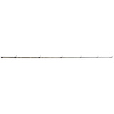 2-piece TruTimber camo spincast fishing rod, full-length profile showing guides