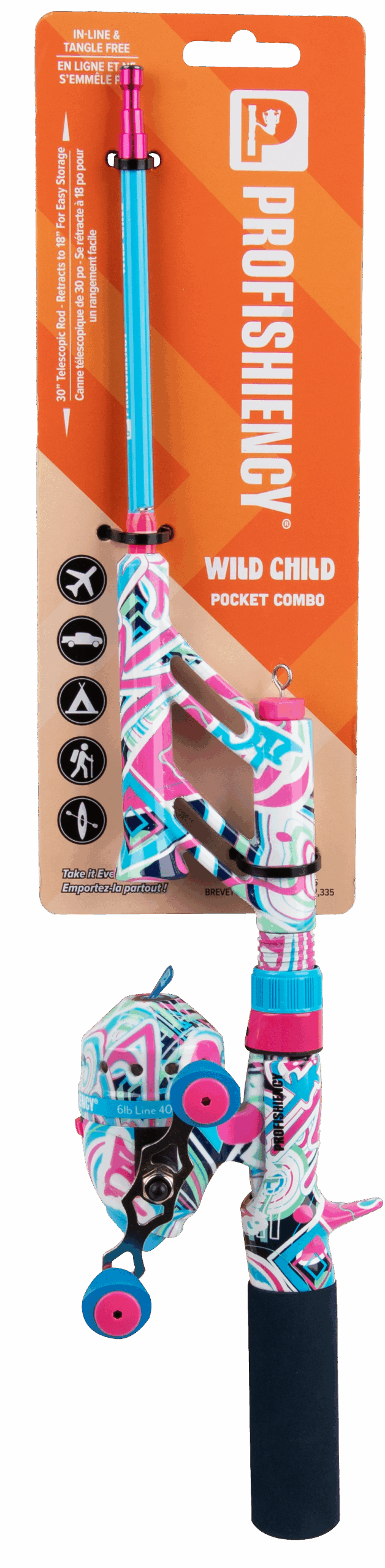 ProFISHiency Wild Child Pocket Spincast Combo