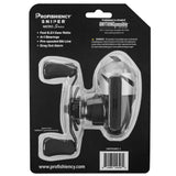 Profishiency SNIPER Micro Series reel on backing card; Fast 6.2:1 Gear Ratio; 4+1 Bearings; Pre-spooled 6lb Line