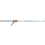 Profishiency Krazy Rizz Spinning Combos with multiple spinning reels and rods, arranged on a display for fishing enthusiasts.