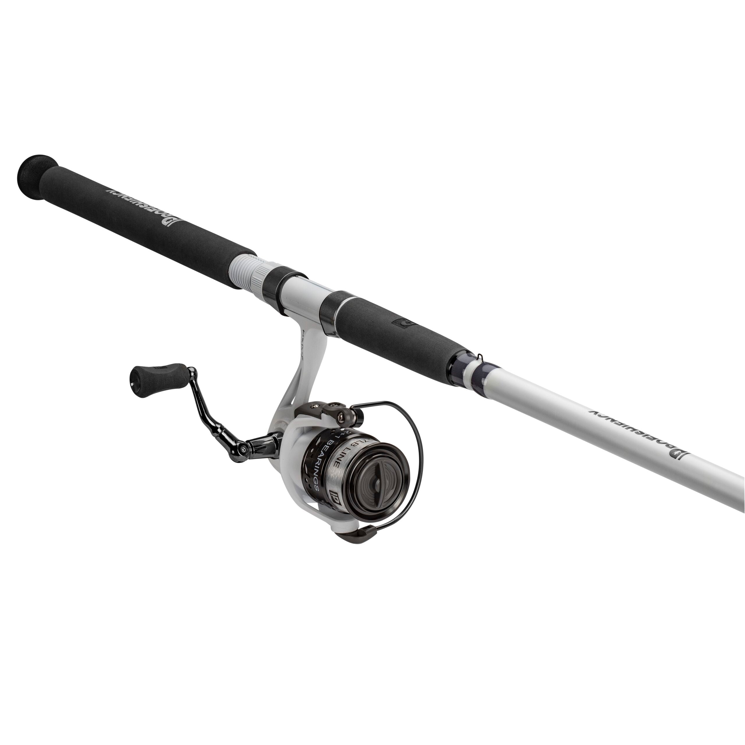 best big game spinning combo Quantum BK5000701M1220 Benchmark 100% graphite blanks are made of high ProFISHiency 8Ft Big Fish Gray-White