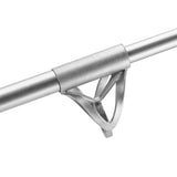 Close-up of Profishiency spinning pocket telescopic rod guide showing triangular metal guide on white background