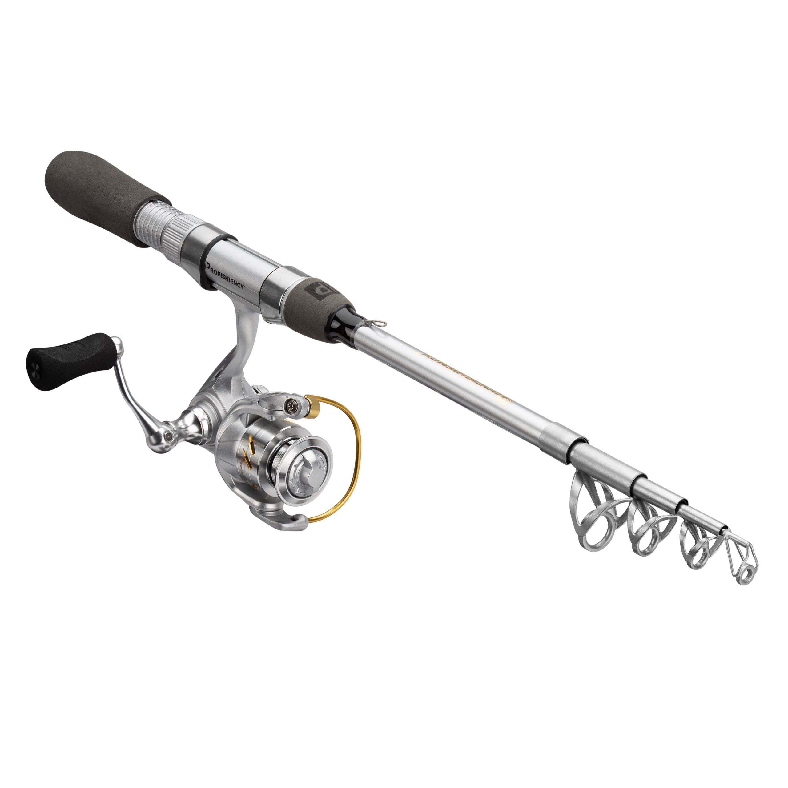 collapsible baitcaster fishing rod High-Carbon Portable Telescoping and Reel Combo for Surf, Boat & All-Water Angling Roam baitcast reel provides precision in every cast and power in every retrieve and is attached to a durable fiberglass rod with a pro Fishing Pole With Camera Reaction