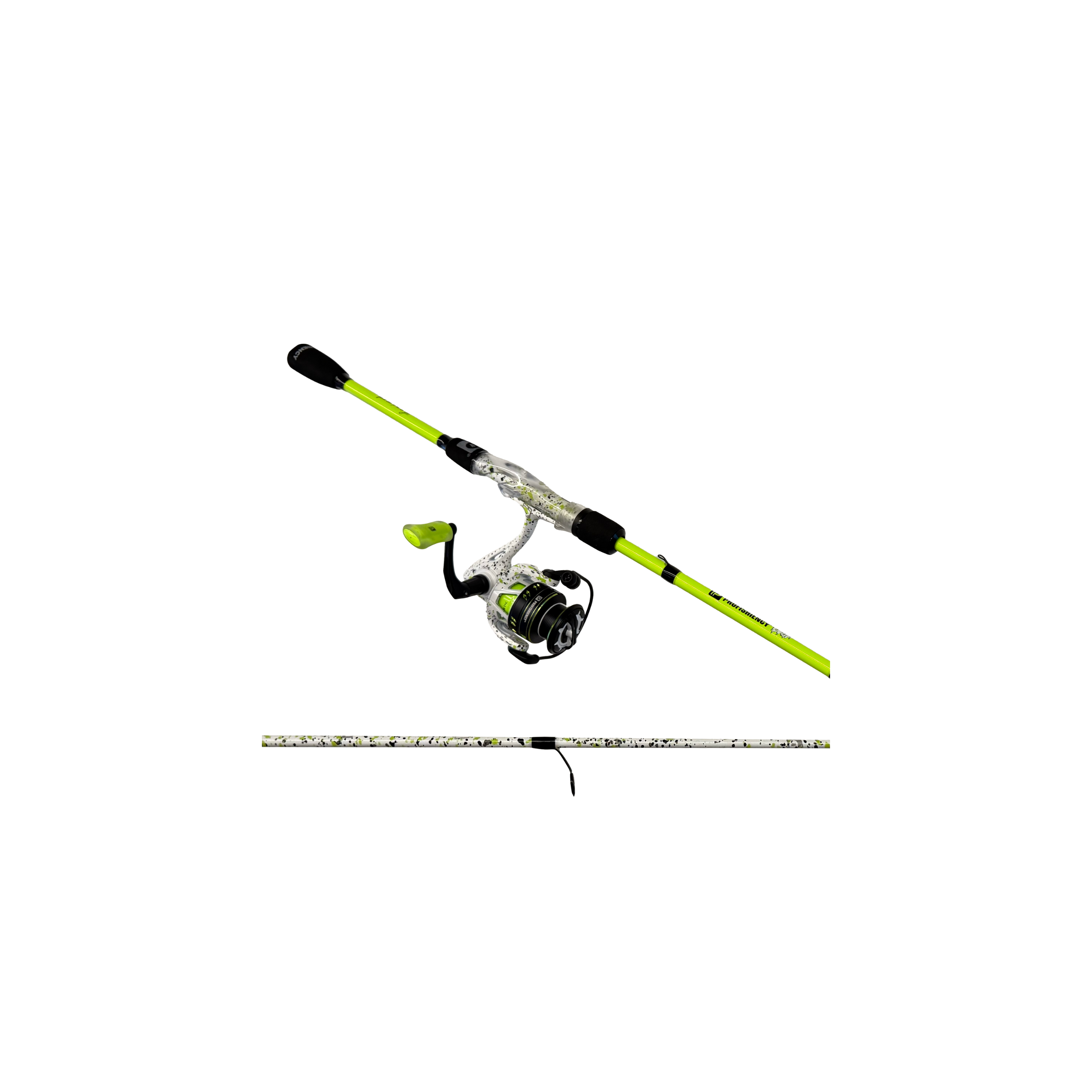 best value spinning rod and reel combo 6'6" Medium Action 2 Piece Fiberglass/Graphite 4000 Spinning Package Designed with precision and durability in mind ProFISHiency Drip Spinning Combo