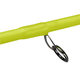Profishiency Flash Fiberglass Spinning Combo with reel, featuring a sleek rod and reel setup for recreational fishing.