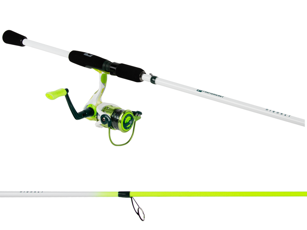 71 percent hydro spinning combo Highkey a lightweight graphite frame Color:Ratchet Jaw Walleye Copper Spoon Rod Type_Spinning Best $100 Bass Fishing