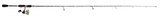 Full-length side view of Krazy 3 Next Gen Spinning Combo showcasing attached multicolor reel and EVA grips with white background