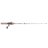 Profishiency Krazy Americana Spinning Dock Combo with colorful lures and spinning reel, designed for versatile fishing on docks.