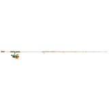Profishiency Krazy Fiberglass Spinning Combo with reel and rod, designed for recreational fishing, shown from the side.
