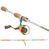 Profishiency Krazy White Next Gen Spinning Combo showing the spinning reel and fishing rod in a close-up view.