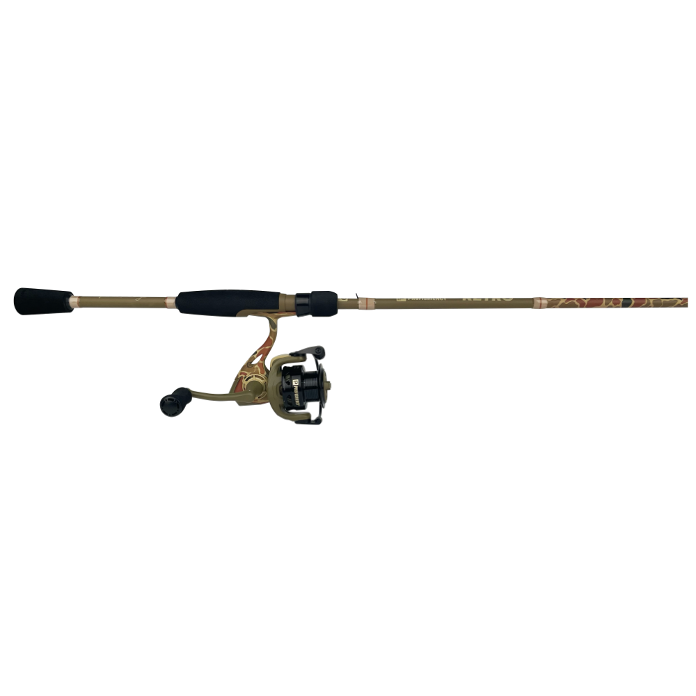 camo fishing rod combo Ugly Stik Conventional Ugly Tuff guides ProFISHiency 7'0" Retro Spinning Combo
