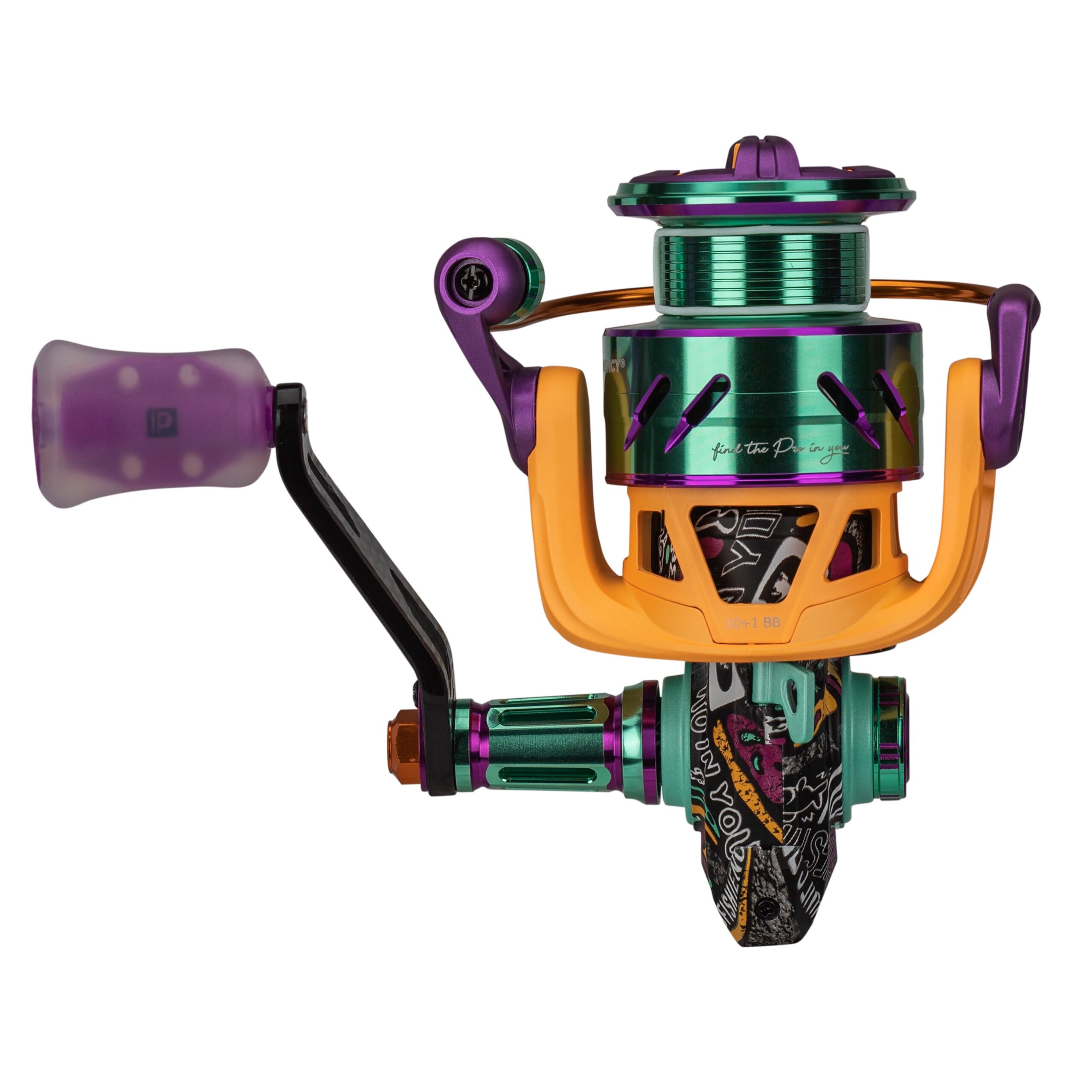 13 fishing purple reel Piscifun Mystery Tackle Box, Freshwater / Left Hand ideal for conquering large marine species 13 Fishing Reels | eBay