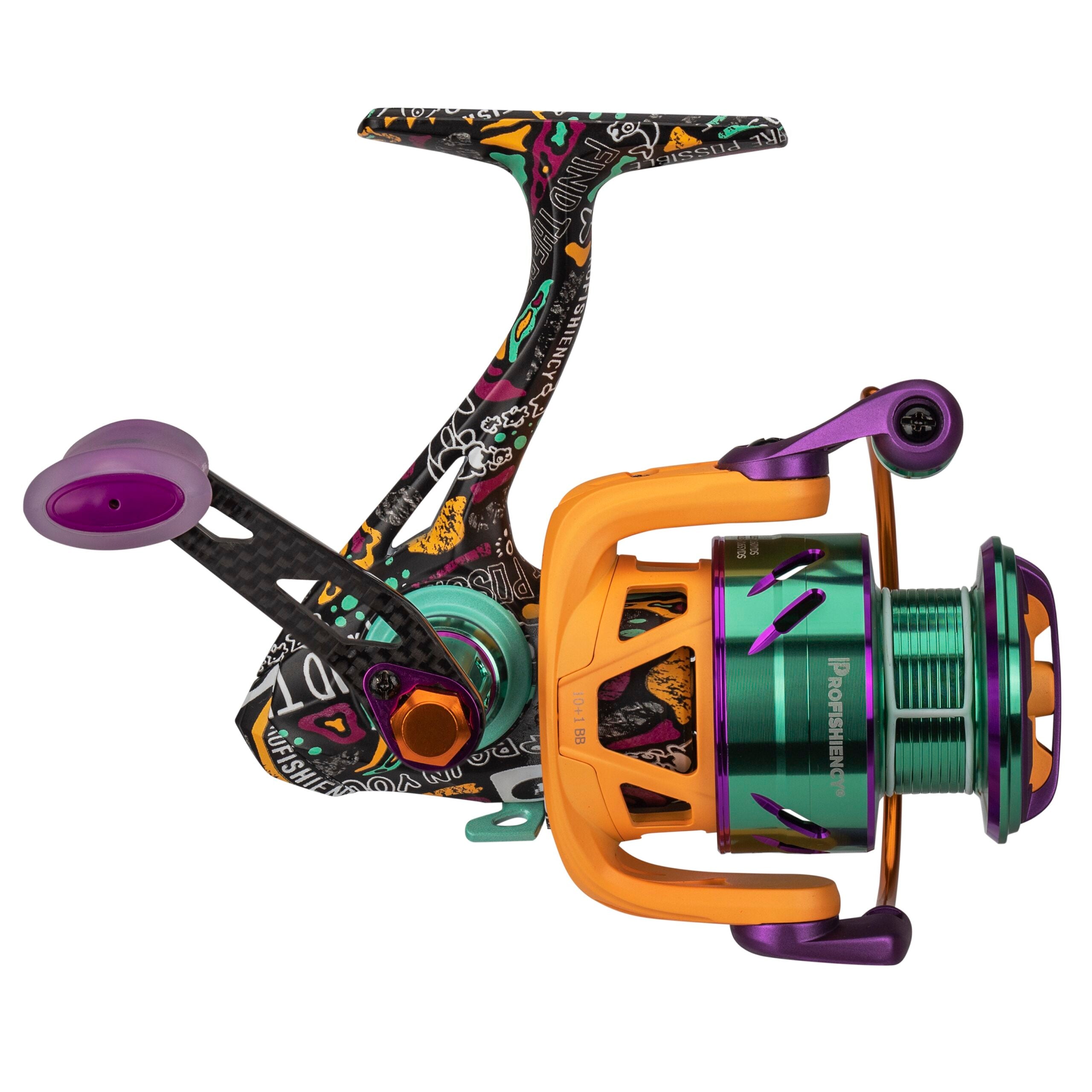 colorful chrome fishing reel Histar Rainbow II Spinning Histar Reverse Stainless steel main shaft IT'S HERE! The NEW NOMAD