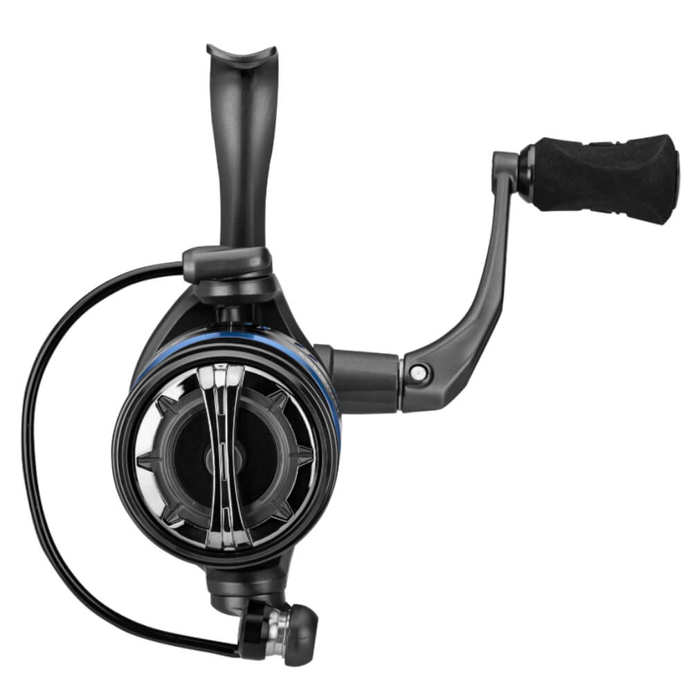 a cylindrical fishing reel HEAVENGLOW Bail Wire Rotating Body Fishing Reel Compact Black, 3000|Sporting Goods | Fishing the Tern 2 features stainless steel gears for strong FISHGANG Spinning Fishing Reels -
