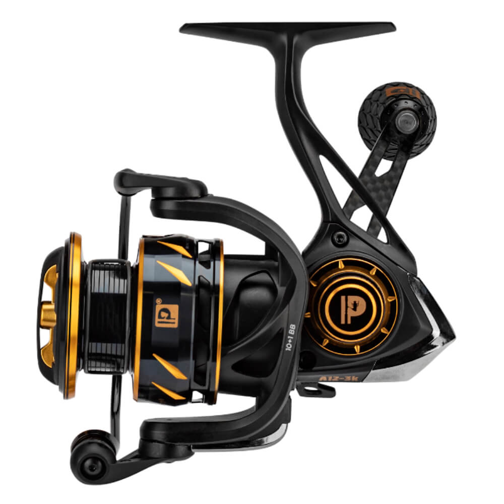 A12 Magnesium Spinning Reel Black Gold 3000