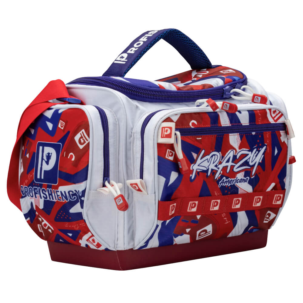 ProFISHiency Krazy Americana Tackle Bag with two 3600 Boxes AMERTBAG