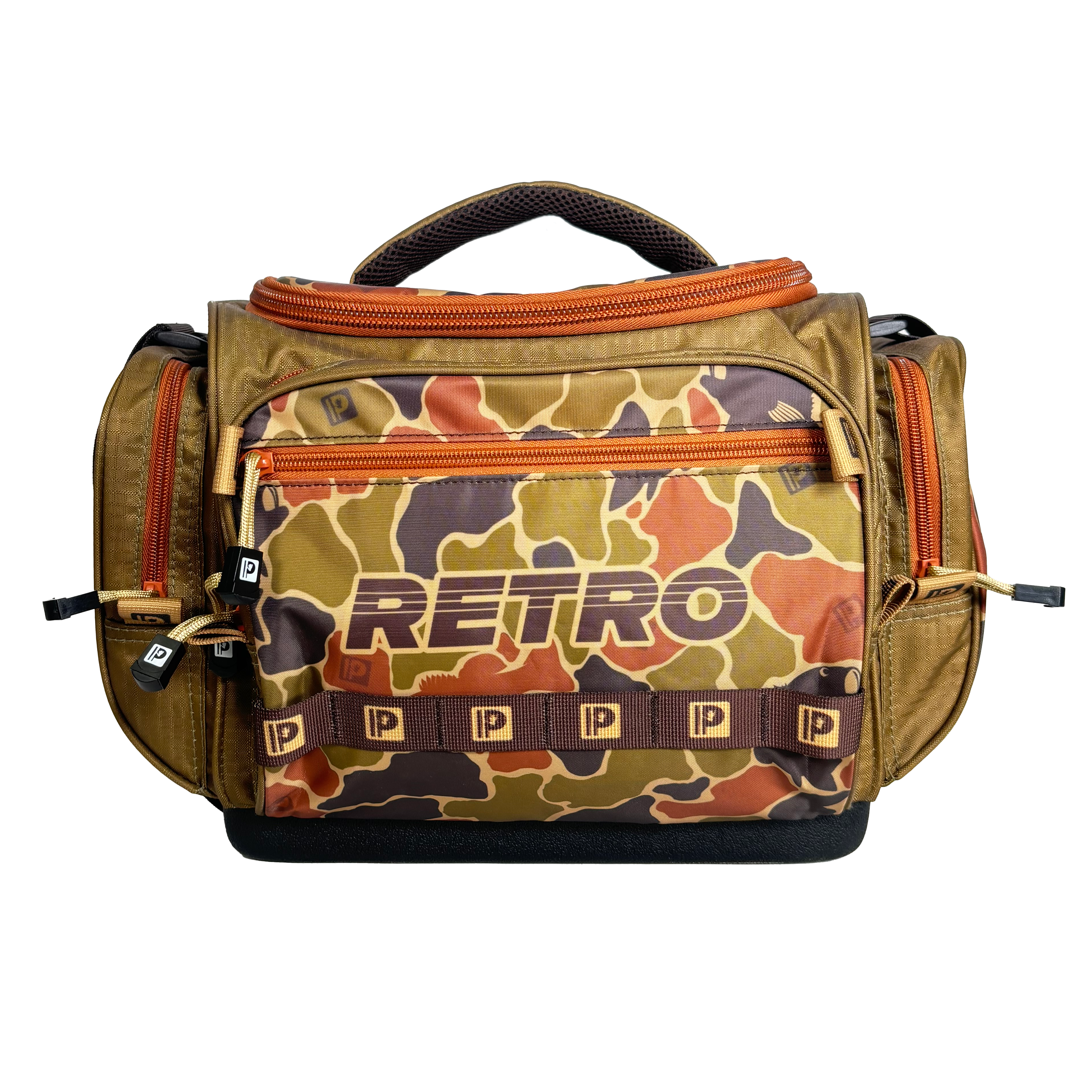 crane tackle bag Retro Green | Profishiency Made of durable cordura fabric EGO Tackle Box Sling Pack