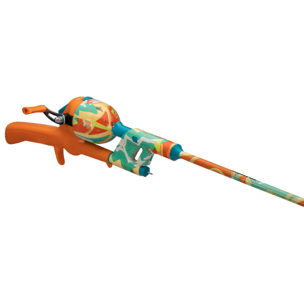 anti tangle fishing poles and Blue Camo No Combo with Bobber, Practice Casting Plug | Spincast Reel, Practice Casting Plug with Bobber, 34" Tangle-Free Combo, Pre-spooled 6-lb Line, Spinning Combos The Kid Casters Tangle No-Tangle Design Simple Push-Button Mechanics