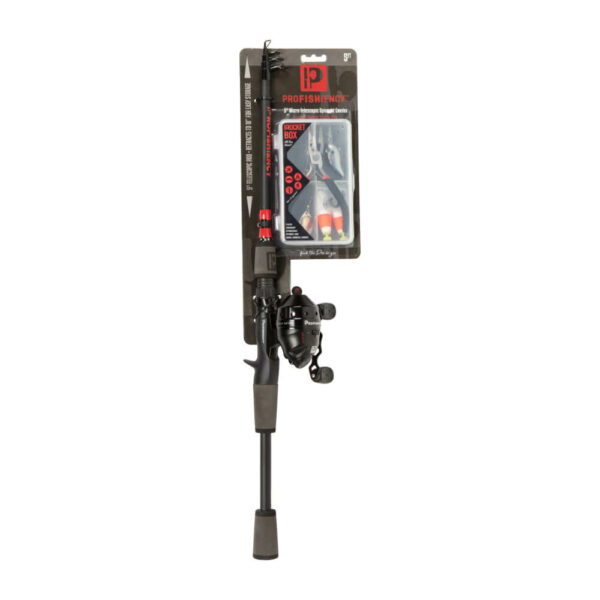 Micro Telescopic Spincast Combo With Pocket Tackle Box