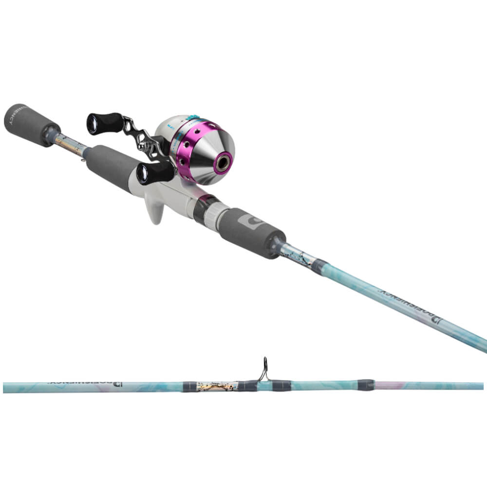 Rhino 3-Size 602M Spincast Combo with 12-Pound Line 