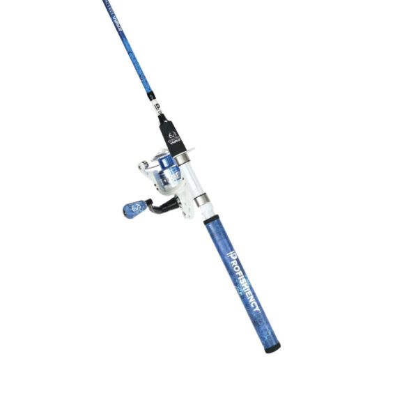 6' 8 RealTree Wave True Blue Camo Spinning Combo