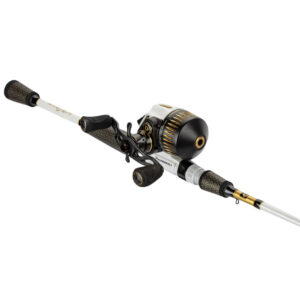 ProFISHiency 2-for-1 Standard and Micro Spincast Fishing Reels, Black Small  Frame 